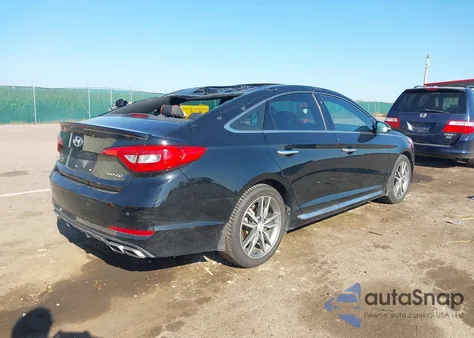 2015 Hyundai Sonata Sport 2.0T из США, поврежденный, VIN 5NPE34AB5FH081853